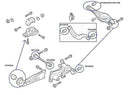 Superpro Rear Upper Control Arm - Outer Bushing Kit-2