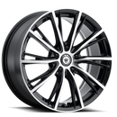 KONIG IMPRESSION 17 X 7.5 +40 5 X 115 CB73.1 GLOSS BLACK W/ MACHINED FACE-1