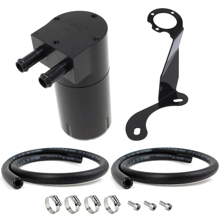BMS Compact Double Baffle Oil Catch Can for 2016+ Infiniti Q50 / Q60 3.0T
