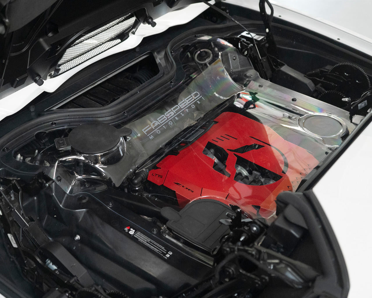 Fabspeed Corvette C8 Z06 Red Engine Cover