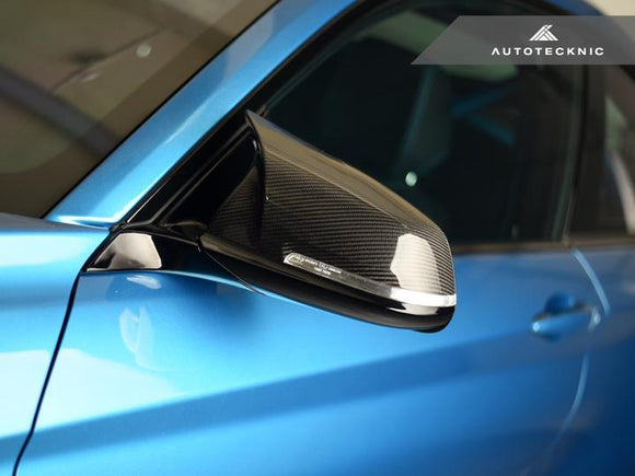 AUTOTECKNIC REPLACEMENT VERSION II M-INSPIRED DRY CARBON MIRROR COVERS - F87 M2 | F22 2-SERIES | F30 3-SERIES | F32/ F36 4-SERIES