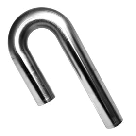Kooks 2-1/8" 304 Stainless 180 Degree J-Bend. 18 Ga Mandrel Bent Tubing. 3.00" CLR