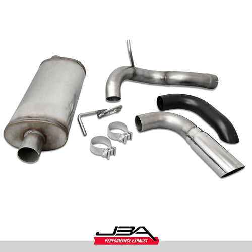 JBA 18-20 Jeep Wrangler JL 2.0L/3.6L 304SS Single Rear Exit Axle Back Exhaust