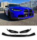 DRY CARBON FIBRE FRONT 3PC FRONT LIP SPLITTER FOR BMW G80 G81 M3 G82 G83 M4 2021+-2