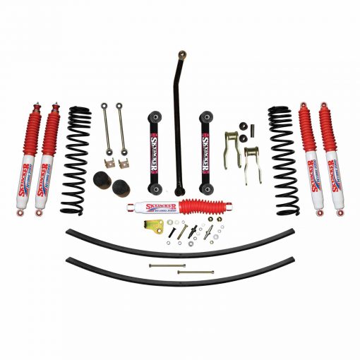 Skyjacker 86-92 Comanche MJ 4.5 in Front Dual Rate Long Travel Suspension Kit w/ Hydro 7000 Shocks