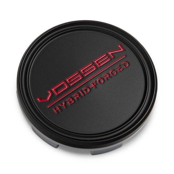 VOSSEN Hybrid Forged - Small (63mm) Satin Black / Red