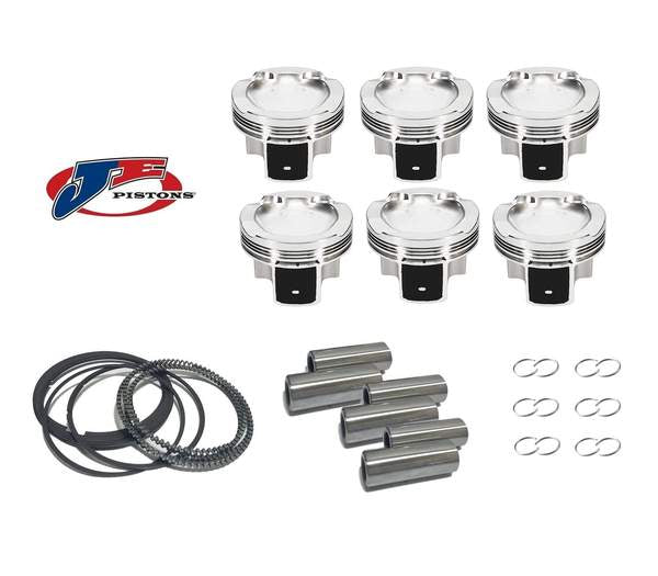 Piston Set By JE - 84.5mm .50mm Oversize Bore | 9.5:1 CR | Stock Stroke 89.6mm - BMW N55/S55