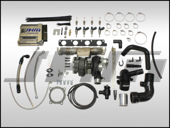 JHM TD05H-R Stage 3 Big Turbo Kit (SS LOG MANIFOLD) w/ Tune (Fueling Required) for B7-A4 2.0T