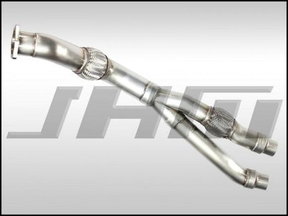 Exhaust - Downpipe-Y (JHM) 3" to 2.5" for B6-B7 S4 Cat-Back on B7-A4 2.0T Manual-CVT