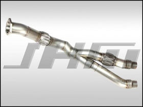 Exhaust - Downpipe-Y (JHM) 3" to 2.5" for B6-B7 S4 Cat-Back on B7-A4 2.0T Manual-CVT - 0
