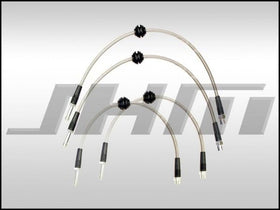 Brake Line Kit-Stainless (JHM) Front and Rear Lines for B8 S4-S5