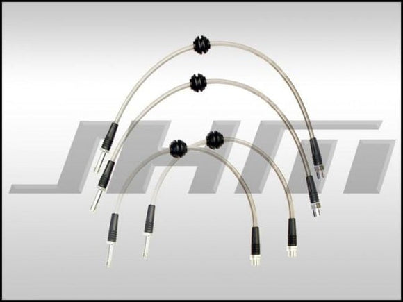 Brake Line Kit-Stainless (JHM) Front and Rear Lines for B8 S4-S5