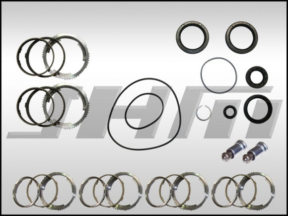 Transmission Rebuild Kit, 0A3 MT (JHM-Performance), MINIMAL, Seals and Synchros ONLY for B6-B7 S4 and RS4