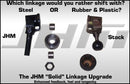JHM Solid Linkage Upgrade for C6 A6 & B6-B7 A4, 2004-on (6-Speed) - 01X-02X-1