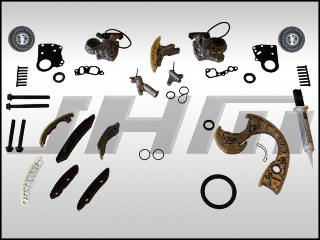 JHM Timing Chain Service Kit (JHM-OEM) for B6-B7 S4, C6 A6 and C5 allroad w chain 4.2L 40v - FULL
