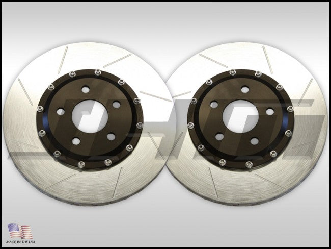 Front Rotors (pair) JHM 2-piece Lightweight for 4L Q7, Porsche Cayenne - VW Touareg w 350mm rotors