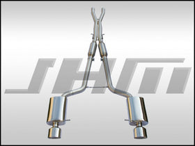 Exhaust - Cat-Back - JHM B7-RS4 Stainless Steel 2.75 Inch w X-Pipe