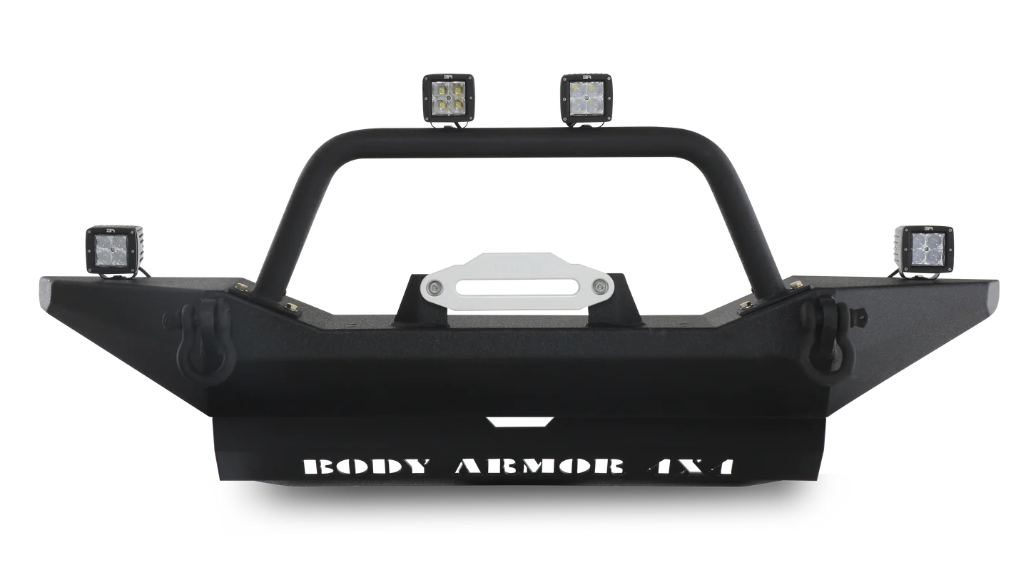 Body Armor 4x4 07-18 Jeep Wrangler JK Front Bumper Full Width