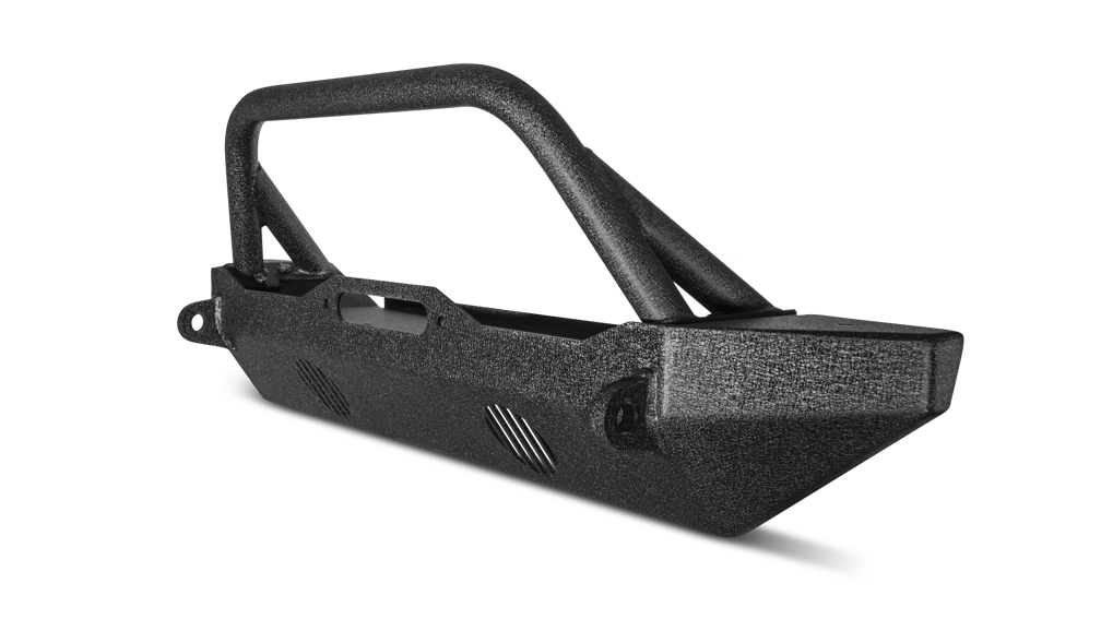 Body Armor 4x4 07-18 Jeep Wrangler JK Front Bumper Mid Stubby - 0