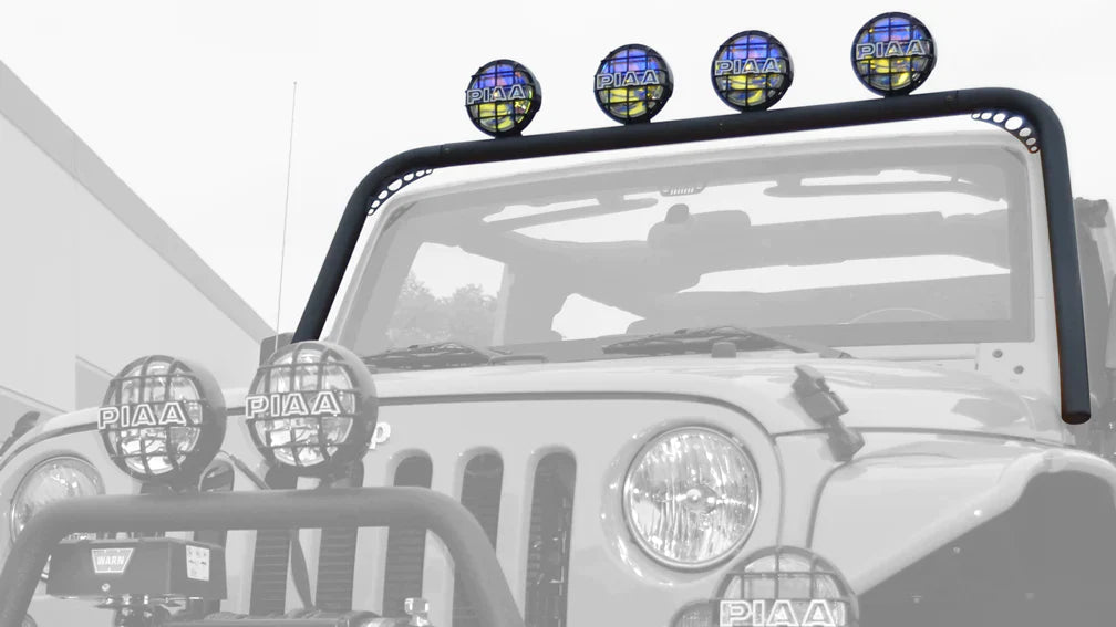 Body Armor 4x4 07-18 Jeep Wrangler JK Windshield Light Bar