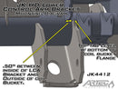 Artec Industries 07-18 Jeep Wrangler JK Front Axle Lca Brackets (Pair)-2