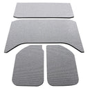 DEI 11-18 Jeep Wrangler JK 4-Door Boom Mat Headliner - 4 Piece - Gray-1