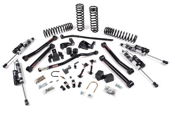 JKS 07-18 Jeep JK 2Dr 3.5in J-Konnect Lift System - FOX Remote Resi