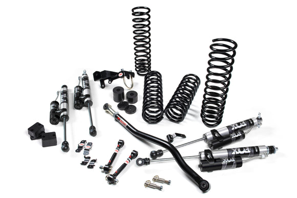 JKS 07-18 Jeep JK 4Dr 3.5in JSPEC System - FOX Remote Resi