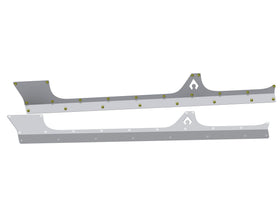 Artec Industries 18-25 Jeep Wrangler JLU Wrangler Jlu Aluminum Rocker Armor - 0