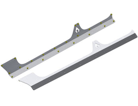 Artec Industries 18-25 Jeep Wrangler JLU Wrangler Jlu Aluminum Rocker Armor