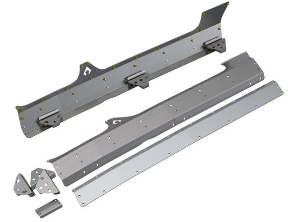 Artec Industries 18-25 Jeep Wrangler JLU Wrangler Jlu Boatside Steel & Aluminum Rocker Armor