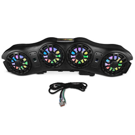 Jeep JL/JLU/JT 2024–2025 Overhead Sound Bar – Loaded with 4 x 8” NXL-IQ8 Marine Speakers