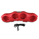DS18 Jeep 2024+ JL/JLU/JT Overhead Soundbar Fits 4 x 8in Speakers (Not Included) LEDs- Red-1