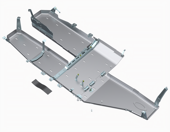 Artec Industries 21-25 Jeep Wrangler JLU Wrangler 4Xe Bellypan Skid w/ Power Pack & Exhaust Skids