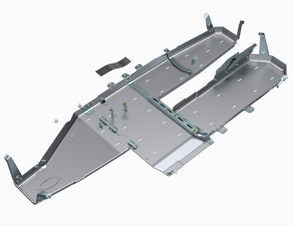 Artec Industries 21-25 Jeep Wrangler JLU Wrangler 4Xe Bellypan Skid w/ Power Pack & Exhaust Skids