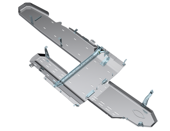 Artec Industries 20-25 Jeep Wrangler Sahara Jt Gladiator Full Bellypan w/ Oil Door 3.0L Diesel Alum