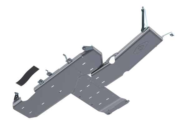 Artec Industries 21-25 Jeep Wrangler JL Sahara Jl Full Bellypan w/ Oil Door - 2 Door 3.6L Alum