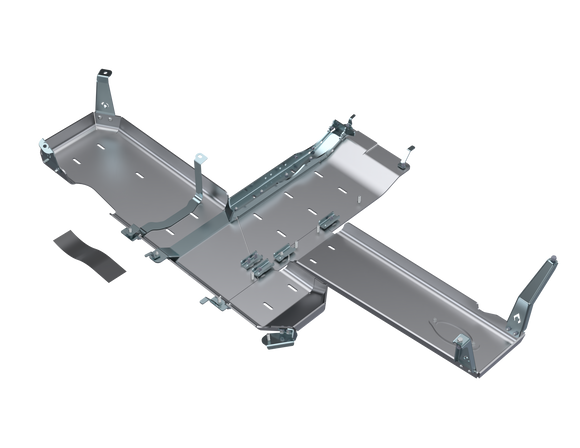 Artec Industries 18-25 Jeep Wrangler JL Sahara Jl Full Bellypan w/ Oil Door - 2 Door 2.0L Alum