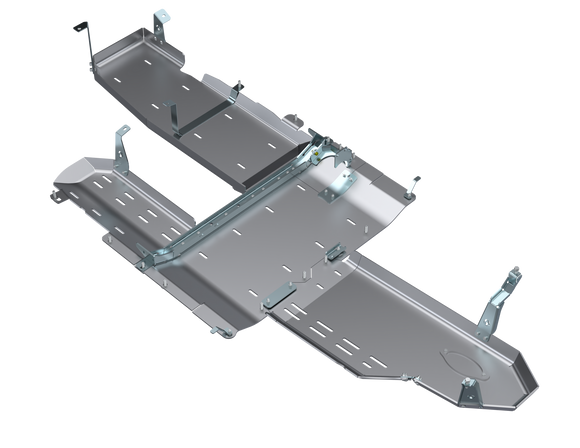 Artec Industries 20-25 Jeep Wrangler JL Sahara Full Bellypan w/ Oil Door -4 Door 3.0L Diesel Alum