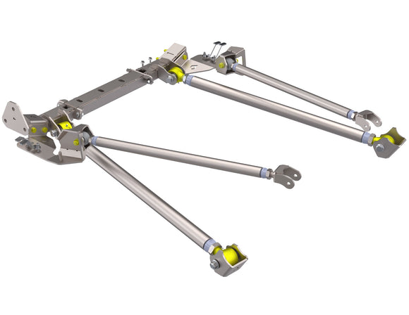 Artec Industries 18-25 Jeep Wrangler JLU Front Et4 Long Arm 1 Ton Axle & 4130 Dom Steel Links