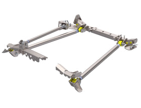 Artec Industries 18-25 Jeep Wrangler JLU Front Et3 Long Arm Upgrade 4130 Dom Steel Links