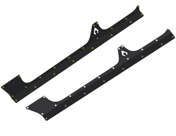 Artec Industries 18-25 Jeep Wrangler JLU Wrangler Jlu Aluminum Rocker Armor Powder Coated