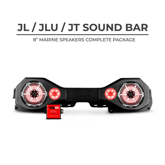 DS18 2018-23 Jeep JL/JLU/JT  1 JL-SBAR22/BK/1 NXL-8/1 LC-RGB/ 1 PRO-TW1L