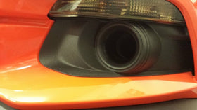 JLT 15-17 Ford Mustang GT EcoBoost Lower Grille Bezels Fog Light Replacement - Clear Anodized (Pair)