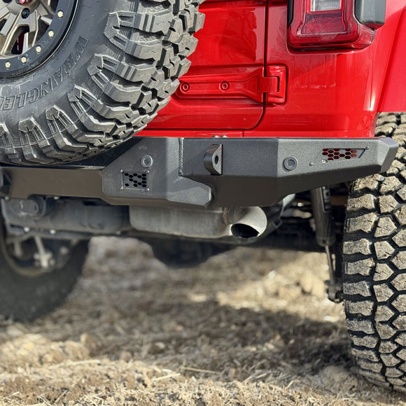 NEW Aluminum Full Rear Bumper For Jeep JL