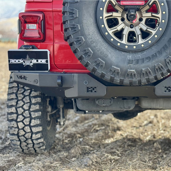 NEW Aluminum Full Rear Bumper For Jeep JL