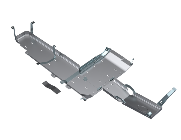 Artec Industries 20-25 Jeep Wrangler Sahara Jt Gladiator Full Bellypan w/ Oil Door 3.0L Diesel Alum