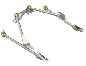 Artec Industries 20-25 Jeep Wrangler Sport Jt Rear Long Arm Susp Brkt M220 Axle 4130 Steel Links