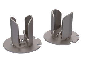 Artec Industries 20-25 Jeep Wrangler Gladiator Jt Rear Frame Side Coil Spring Keeper Kit