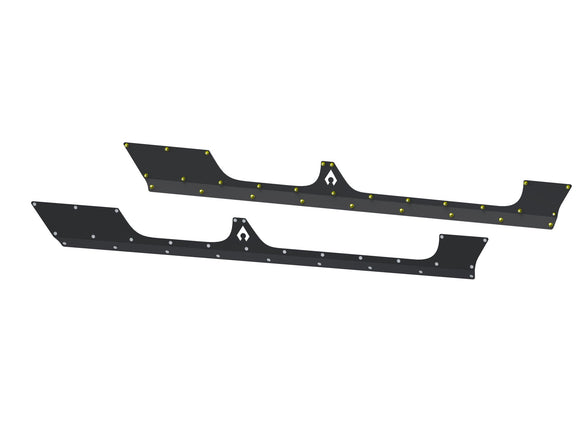 Artec Industries 20-25 Jeep Wrangler Gladiator Jt Aluminum Rocker Armor Powder Coated